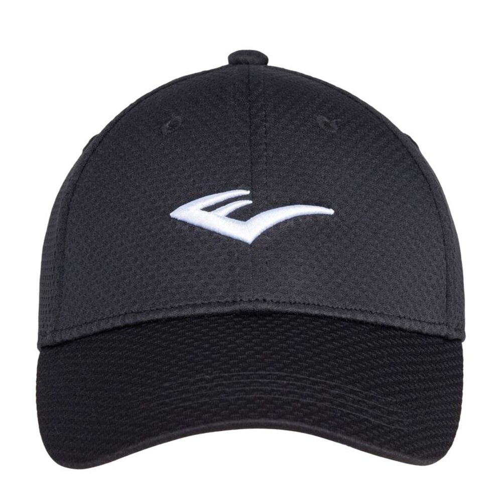 Everlast Unisex Adult Embroidered Logo Mesh Cap / Black